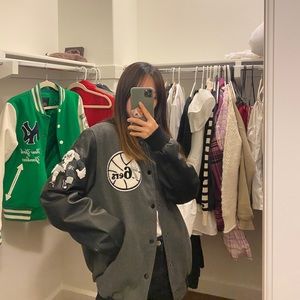 NBA Black and Grey Jacket